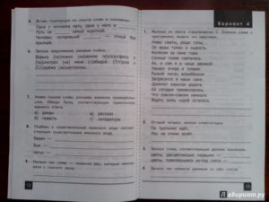Олимпиадные задания по русскому языку с ответами (3 класс)