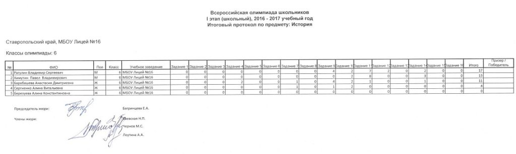 Всероссийская олимпиада школьников по истории школьный этап 7 класс