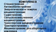 Конспект урока Машиностроение России (9 класс)