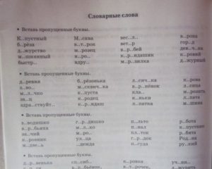 Задания на лето по русскому языку для 2 класса