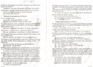 Олимпиада по русскому языку и литературе для учащихся 8 класса