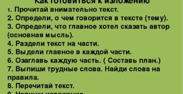 Конспект урока подготовки к подробному изложению в 7 классе